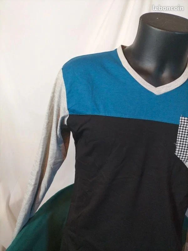 T-shirt azul escuro tamanho XL MTAD novo – photo 3